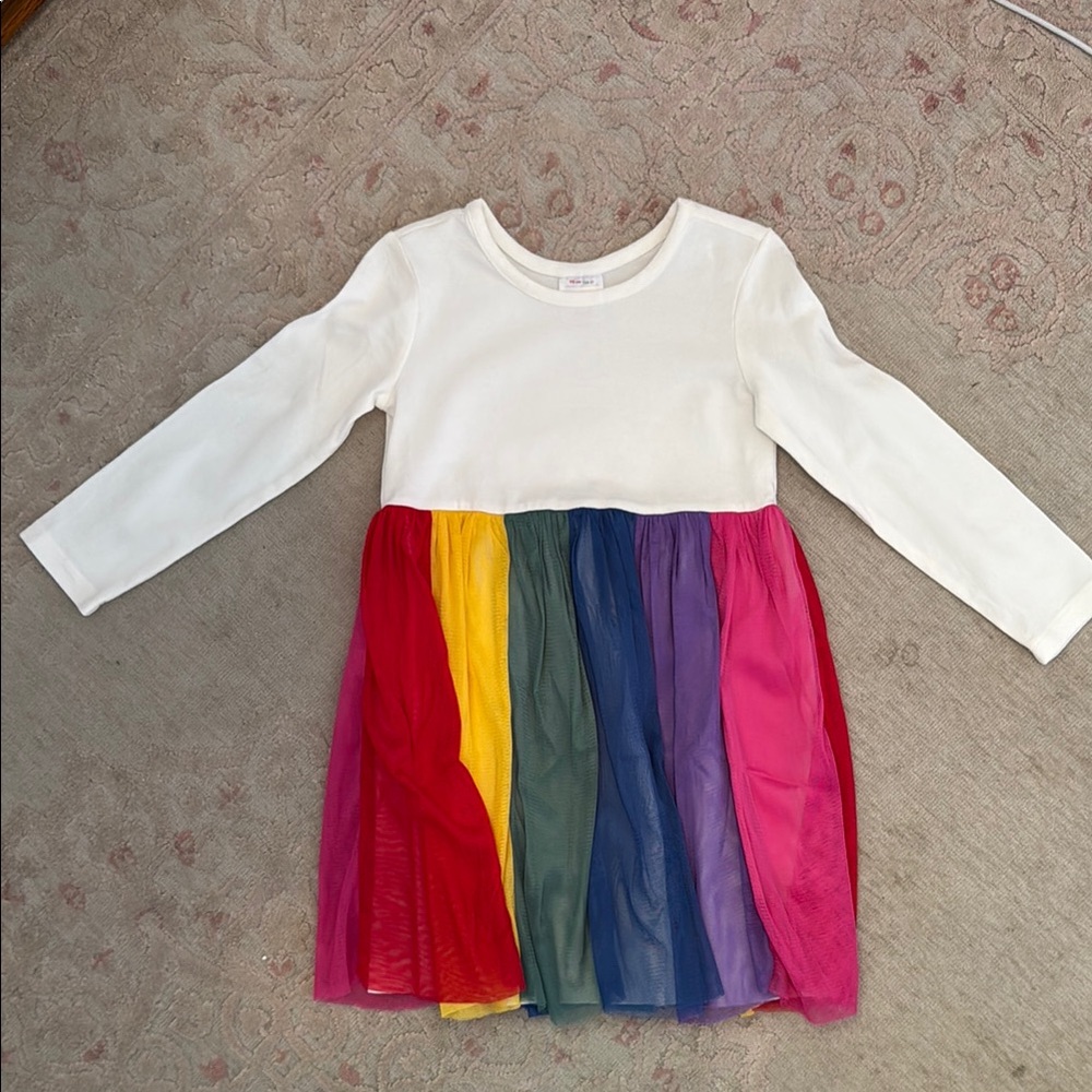 Hanna Andersson Multicolor Long Sleeve Dress